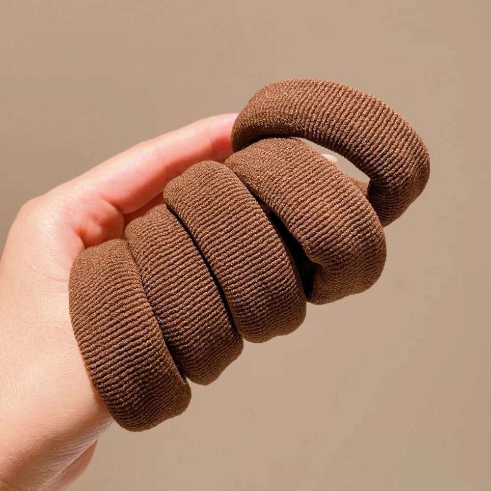 Colitas De Pelo Gruesas Elásticas Scrunchies Mujer